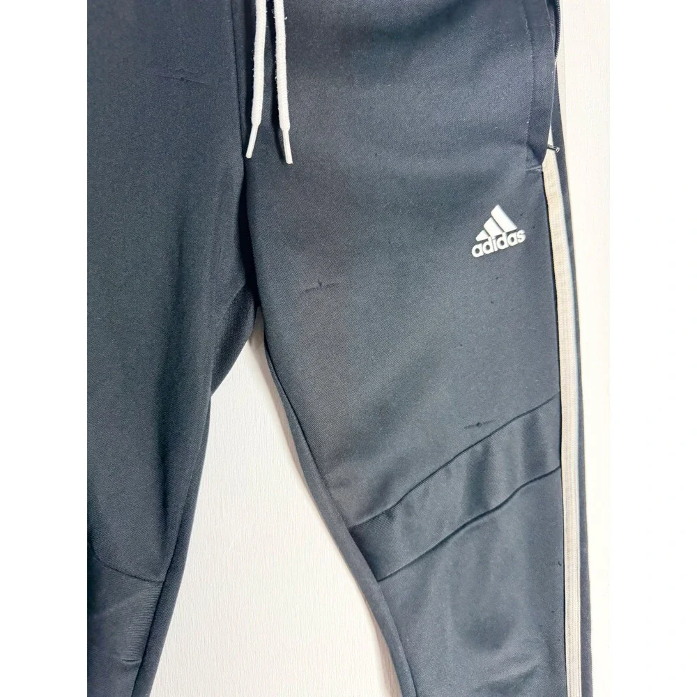 Adidas Tiro 17 Training Pants Black White Stripe Soccer Joggers XS